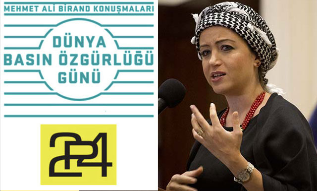 P24'ün her yıl 3 Mayıs'ta gerçekleştirdiği Mehmet Ali Birand Konuşmaları'nın bu yılki konuğu Suriyeli gazeteci Zaina Erhaim oldu.