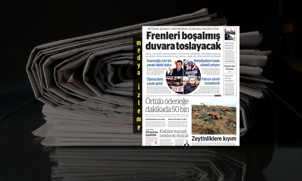 BirGün gazetesi, muhalefet çevrelerine yapılan operasyonları manşetten gördü