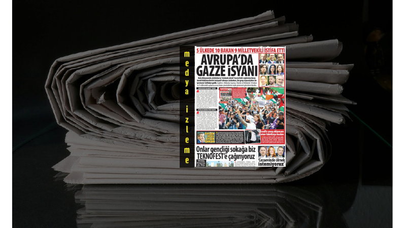 Karar gazetesi Avrupa’da Gazze işgaline ilişkin “protesto” istifalarını manşetten gördü