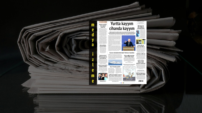 Evrensel gazetesi Cumhurbaşkanı Erdoğan’ın belediyelerin yetkilerine yönelik açıklamasını manşetine taşıdı