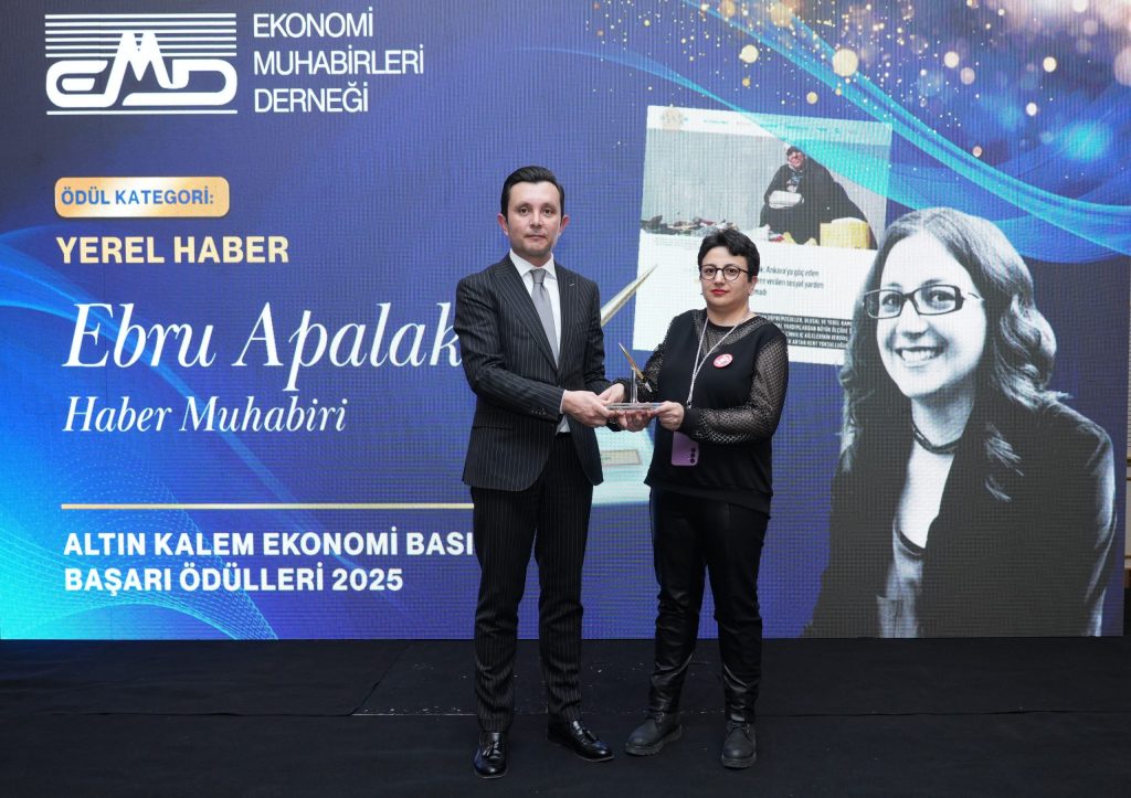 Ebru Apalak, “Artçı yoksulluk: Ankara’ya göç eden depremzedelere verilen sosyal yardım sözleri tutulmadı” başlıklı haberiyle 2025 Altın Kalem Ekonomi Basını Başarı Ödülü’ne değer görüldü